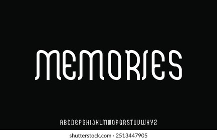 Modern abstract digital tech font. Logo creative font, type, technology, movie, digital, music, movie. Fonts and illustration in vector format. Luxury Font.