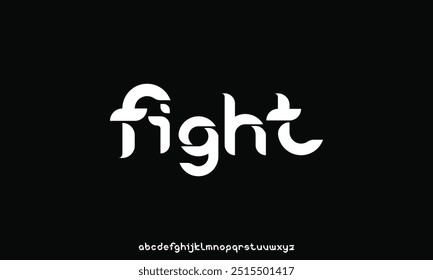 Modern abstract digital tech font. Logo creative font, type, technology, movie, digital, music, movie. Font and illustration in vector format.