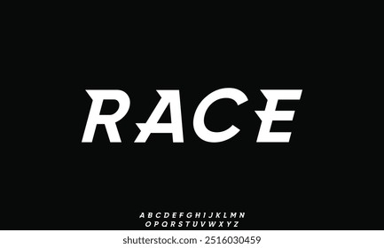 Modern abstract digital tech font. Logo creative font, type, technology, movie, digital, music, movie. Font and illustration in vector format.