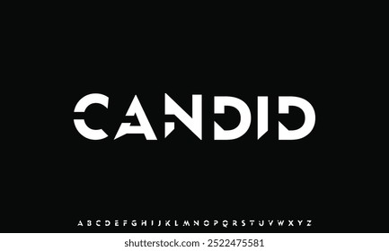 Modern abstract digital tech font. Logo creative font, type, technology, movie, digital, music, movie. Fonts and illustration in vector format.