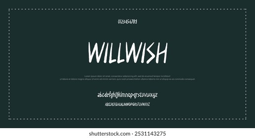 Modern abstract digital tech font. Logo creative font, type, technology, movie, digital, music, movie. Font and illustration in vector format.
