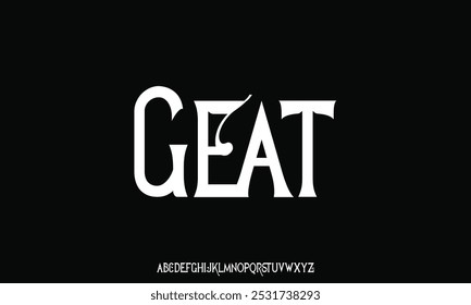 Modern abstract digital tech font. Logo creative font, type, technology, movie, digital, music, movie. Font and illustration in vector format.