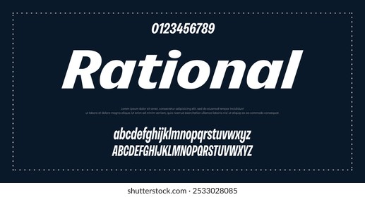 Modern abstract digital tech font. Logo creative font, type, technology, movie, digital, music, movie. Font and illustration in vector format.
