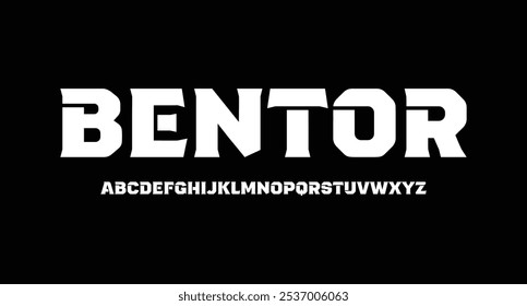 Modern abstract digital tech font. Logo creative font, type, technology, movie, digital, music, movie. Font and illustration in vector format.
