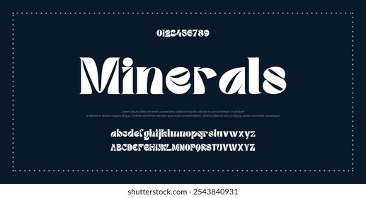 Modern abstract digital tech font. Logo creative font, type, technology, movie, digital, music, movie. Font and illustration in vector format.