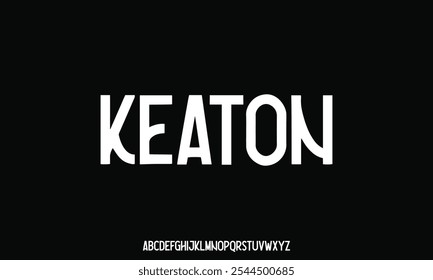 Fonte digital abstrata moderna da tecnologia. Fonte criativa logotipo, tipo, tecnologia, filme, digital, música, filme. Fonte e ilustração em formato vetorial.