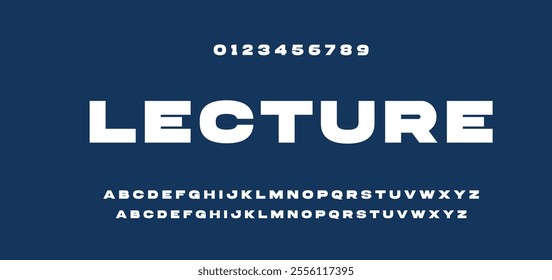 Modern abstract digital tech font. Logo creative font, type, technology, movie, digital, music, movie. Font and illustration in vector format. 