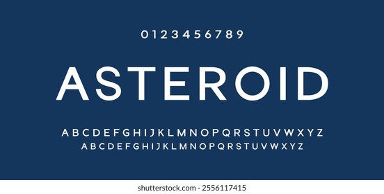 Modern abstract digital tech font. Logo creative font, type, technology, movie, digital, music, movie. Font and illustration in vector format. 