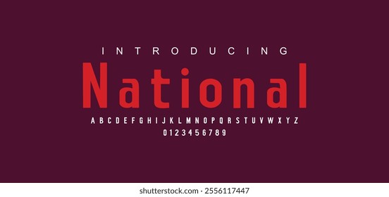 Modern abstract digital tech font. Logo creative font, type, technology, movie, digital, music, movie. Font and illustration in vector format. 