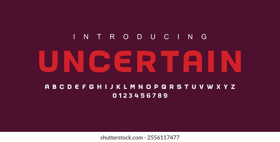 Modern abstract digital tech font. Logo creative font, type, technology, movie, digital, music, movie. Font and illustration in vector format. 
