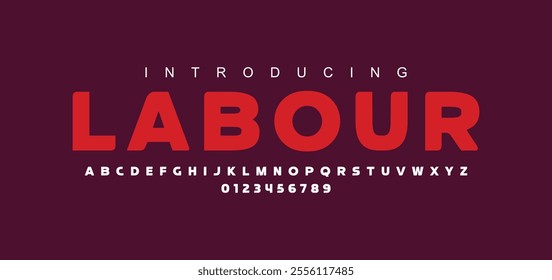 Modern abstract digital tech font. Logo creative font, type, technology, movie, digital, music, movie. Font and illustration in vector format. 