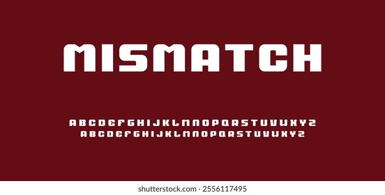 Modern abstract digital tech font. Logo creative font, type, technology, movie, digital, music, movie. Font and illustration in vector format. 