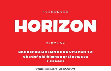 Modern abstract digital tech font. Logo creative font, type, technology, movie, digital, music, movie. Font and illustration in vector format.