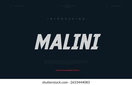 Modern abstract digital tech font. Logo creative font, type, technology, movie, digital, music, movie. Fonts and illustration in vector format. Luxury Font.