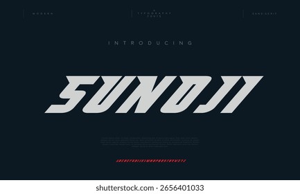 Modern abstract digital tech font. Logo creative font, type, technology, movie, digital, music, movie. Font and illustration in vector format.
