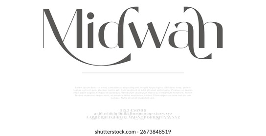 Modern abstract digital tech font. Logo creative font, type, technology, movie, digital, music, movie. Font and illustration in vector format.