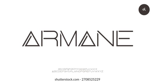 Modern abstract digital tech font. Logo creative font, type, technology, movie, digital, music, movie. Font and illustration in vector format.