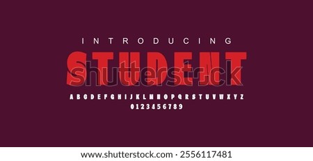 Modern abstract digital tech font. Logo creative font, type, technology, movie, digital, music, movie. Font and illustration in vector format. 