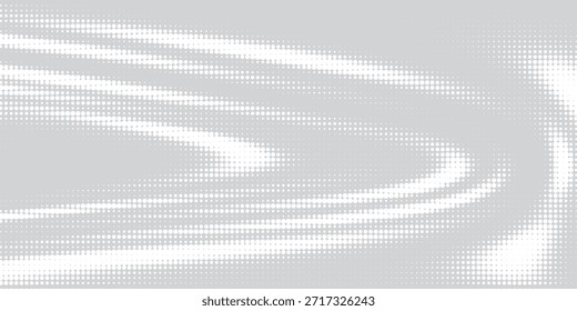 Fondo de textura de tecnología de luz blanca de punto abstracto moderno. fondo de semitono blanco. fondo de Vector de semitono blanco