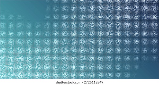 Moderne abstrakte gepunktete Halbtontextur, die von weiß zu blau und tiefblau in vertikalem Farbverlauf verblasst