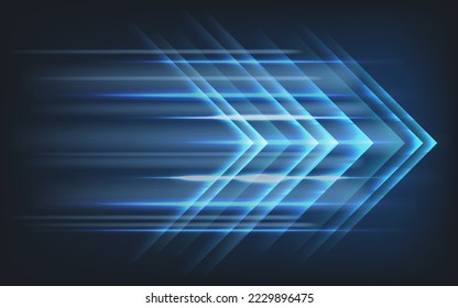 Modern abstract dynamic arrows fly in the background.Vector illustration. Eps 10.