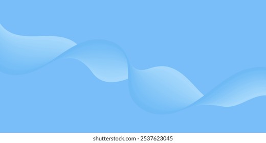 Modern abstract dynamic background blue and green with flowing lines. Digital future technology concept.