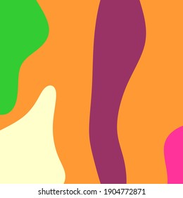 abstracto moderno. Formas de color dinámico. Pancarta abstracta con formas líquidas fluidas. Plantillas para fondos vectoriales.