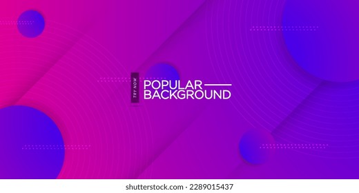 Modern abstract dynamic colorful pink and purple gradient illustration background with 3d look shadow purple simple pattern. Futuristic design and luxury.Eps10 vector