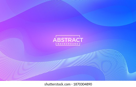 Modern abstract dynamic flow effect background. Vector design template for banner, advertising, poster, cover.