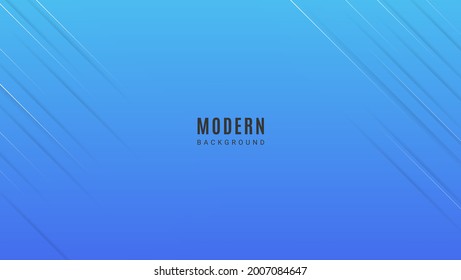 Modern Abstract Dynamic Gradient Blue With Shadow And Line