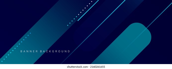 Modern abstract dynamic lines geometric blue design background template 