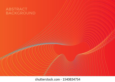Modern Abstract dynamic wave Background for Presentation Template, Social Media Web, Business and Website. Vector Illustration EPS 10.