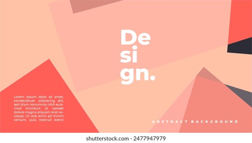 modern abstract elegant geometric background with dynamic color composition for cover banner presentation template