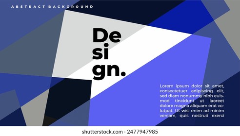 modern abstract elegant geometric background with dynamic color composition for cover banner presentation template