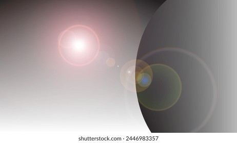 Fondo moderno abstracto elegante del producto de la llamarada de la lente. Abstractas fondo borroso, Para aplicaciones de Web y móviles, infografía de negocios y medios sociales, decoración moderna, ilustración artística 