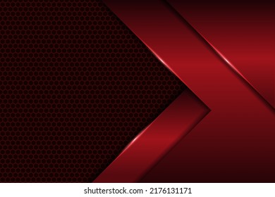 Modern Abstract Elegant Realistic Diagonal Overlap Red Glow in Dark Background