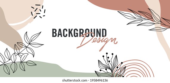 Modern abstract elements set, minimal design, vector illustration.