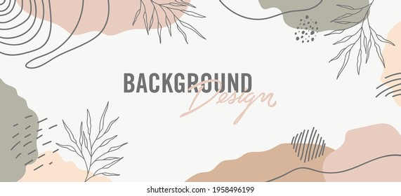 Modern abstract elements set, minimal design, vector illustration.