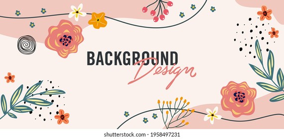 Modern abstract elements set, minimal design, vector illustration.