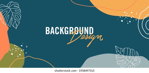 Modern abstract elements set, minimal design, vector illustration.