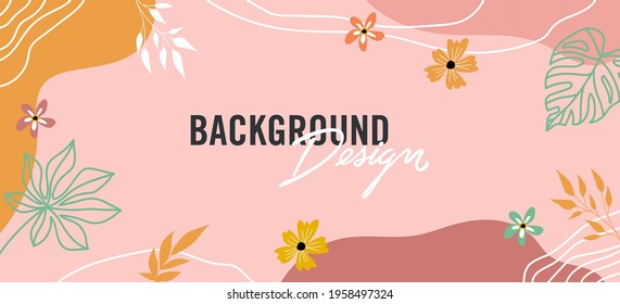 Modern abstract elements set, minimal design, vector illustration.