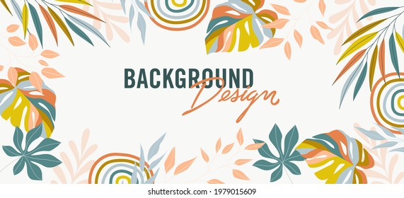 Modern abstract elements set, minimal design, vector illustration.