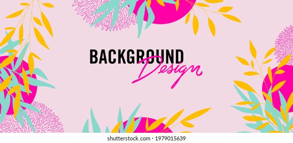 Modern abstract elements set, minimal design, vector illustration.