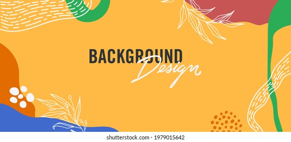 Modern abstract elements set, minimal design, vector illustration.