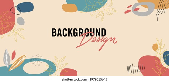 Modern abstract elements set, minimal design, vector illustration.