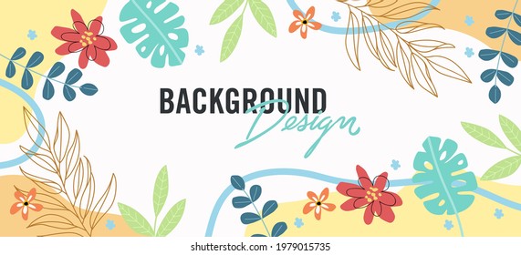 Modern abstract elements set, minimal design, vector illustration.