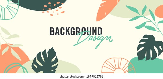 Modern abstract elements set, minimal design, vector illustration.