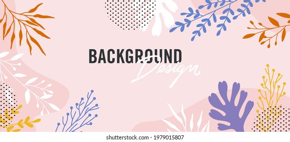 Modern abstract elements set, minimal design, vector illustration.