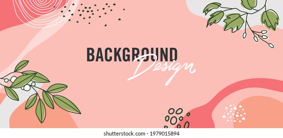 Modern abstract elements set, minimal design, vector illustration.
