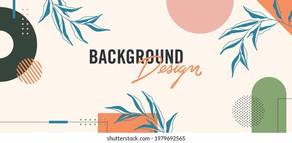 Modern abstract elements set, minimal design, vector illustration.